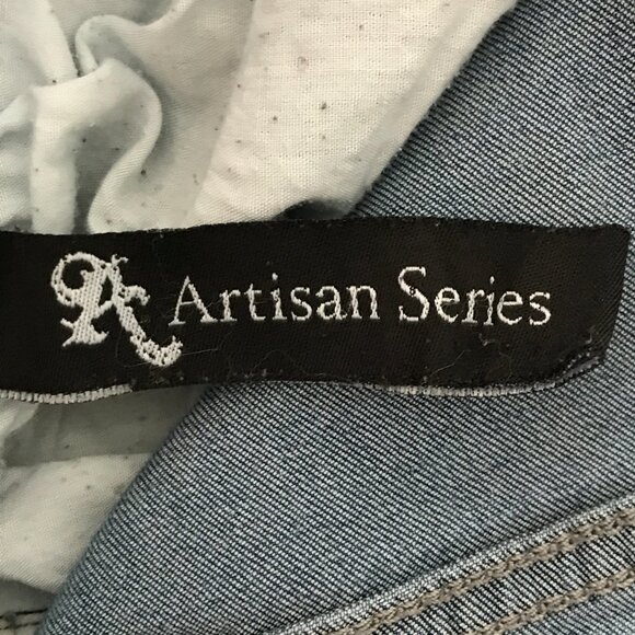 Jordan Craig Sean Legacy Edition Jeans Men Blue 34x32 Distressed Destroyed - Picture 13 of 14